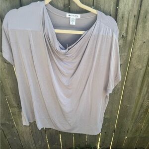 Athleta Women's lavender  Cowl Neck Top